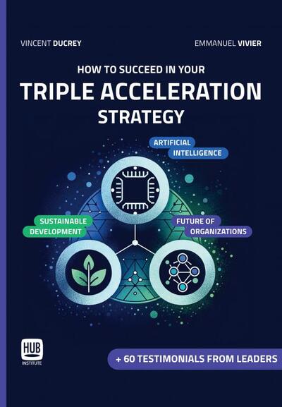 Picture of HOW TO SUCCEED IN YOUR  TRIPLE ACCELERATION STRATEGY : AI, SUSTAINABLE  DEVELOPMENT, FUTURE OF OR...