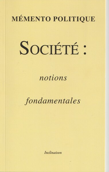 Image de Société : notions fondamentales