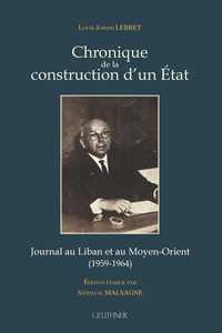 Image de Chronique de la construction d'un État - éd. Stéphane Malsagne