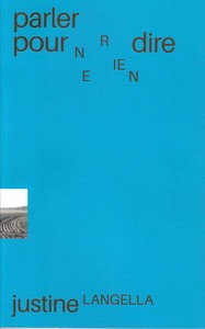 Picture of PARLER POUR NE RIEN DIRE
