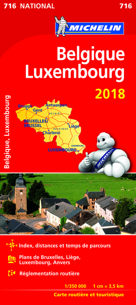 Image de Carte Nationale Belgique, Luxembourg 2018