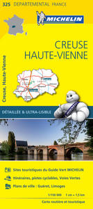 Picture of Carte Départementale Creuse, Haute-Vienne