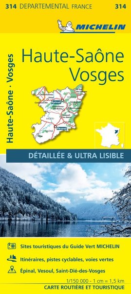 Picture of Carte Départementale Haute-Saône, Vosges