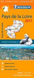 Picture of CARTE REGIONALE 517 PAYS DE LA LOIRE 2017