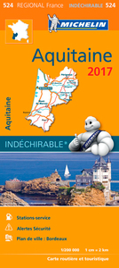 Picture of CARTE REGIONALE 524 AQUITAINE 2017