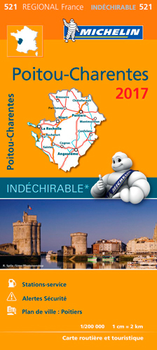 Picture of CARTE REGIONALE 521 POITOU - CHARENTES 2017