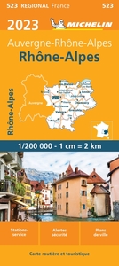 Image de Carte Régionale Rhône-Alpes 2023