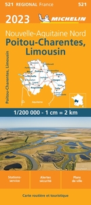 Image de Carte Régionale Poitou-Charentes, Limousin 2023