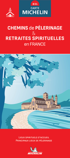 Picture of Carte Nationale Chemins de pèlerinage & retraites spirituelles en France