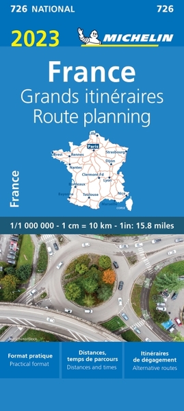 Image de Carte Nationale France Grands Itinéraires 2023
