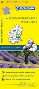 Image de Carte Départementale Alpes-de-Haute-Provence, Hautes-Alpes