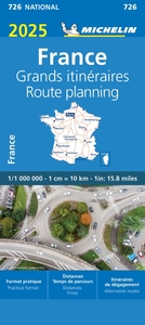 Image de Carte Nationale France - Grands itinéraires 2025
