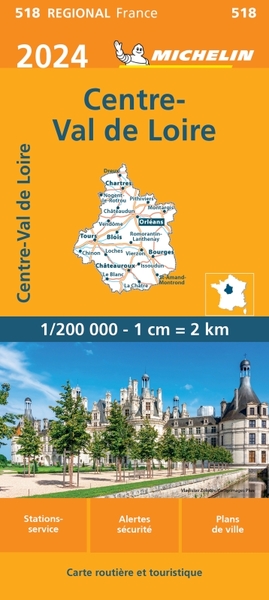 Image de Carte Régionale Centre - Val de Loire 2024