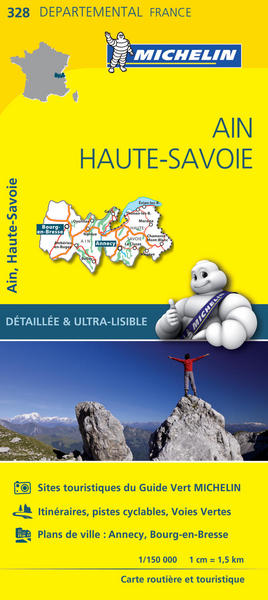 Picture of Carte Départementale Ain, Haute-Savoie