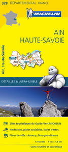 Picture of Carte Départementale Ain, Haute-Savoie