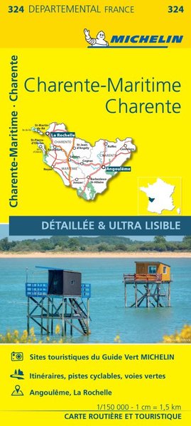 Picture of Carte Départementale Charente-Maritime, Charente