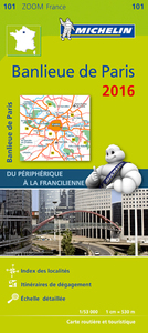 Picture of CARTE ZOOM 101 BANLIEUE PARIS 2016