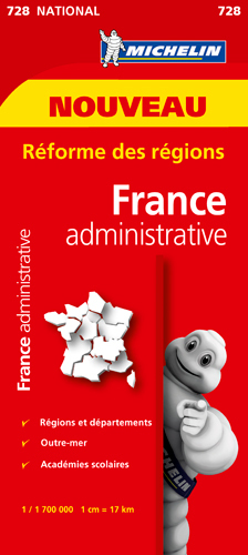 Picture of Carte Nationale France Départementale et Administrative