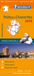 Picture of CARTE REGIONALE 521 POITOU - CHARENTES 2016