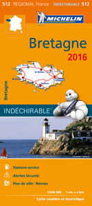 Picture of CARTE REGIONALE 512 BRETAGNE 2016