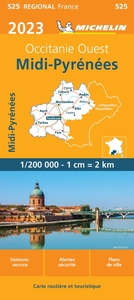 Image de Carte Régionale Midi-Pyrénées 2023