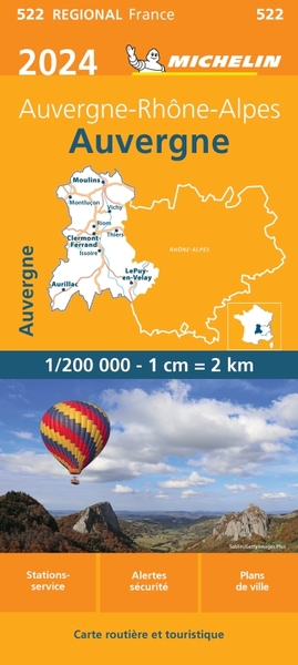 Image de Carte Régionale Auvergne 2024