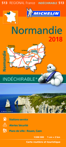 Image de CARTE REGIONALE 513 NORMANDIE 2018