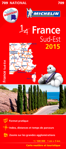 Picture of CARTE NATIONALE 709 FRANCE SUD-EST 2015
