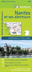 Picture of Carte Zoom Nantes et ses alentours