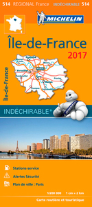 Picture of CARTE REGIONALE 514 ILE DE FRANCE 2017