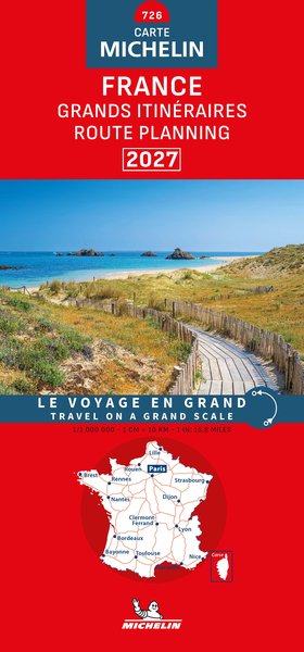 Image de Carte Nationale 	 France - Grands itinéraires 2027
