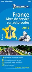 Picture of Carte Nationale Aires de service sur autoroutes France 2017