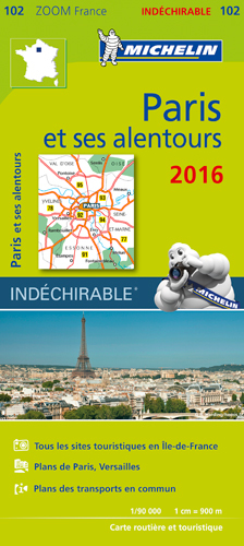 Picture of CARTE ZOOM PARIS ET SES ALENTOURS 2016