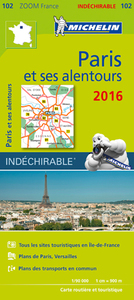 Picture of CARTE ZOOM PARIS ET SES ALENTOURS 2016
