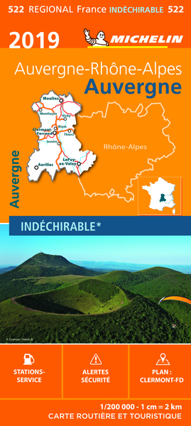 Image de Carte Régionale Auvergne 2019