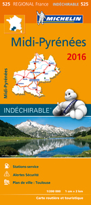 Picture of CARTE REGIONALE 525 MIDI PYRENEES 2016