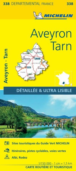 Picture of Carte Départementale Aveyron, Tarn