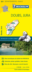 Picture of Carte Départementale Doubs, Jura