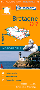 Picture of CARTE REGIONALE 512 BRETAGNE 2017