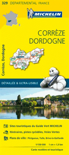 Picture of Carte Départementale Dordogne, Corrèze