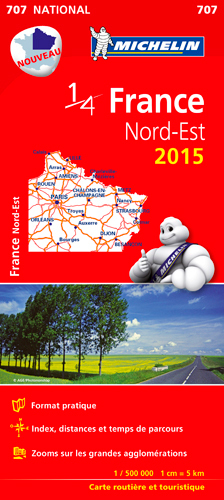 Picture of CARTE NATIONALE 707 FRANCE NORD-EST 2015