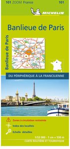 Picture of Carte Zoom Banlieue de Paris