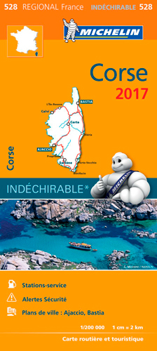 Picture of CARTE REGIONALE 528 CORSE 2017