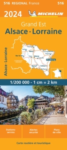 Image de Carte Régionale Alsace, Lorraine 2024