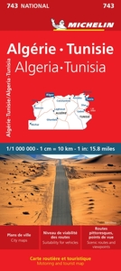 Picture of Carte Nationale Algérie, Tunisie / Algeria, Tunisia