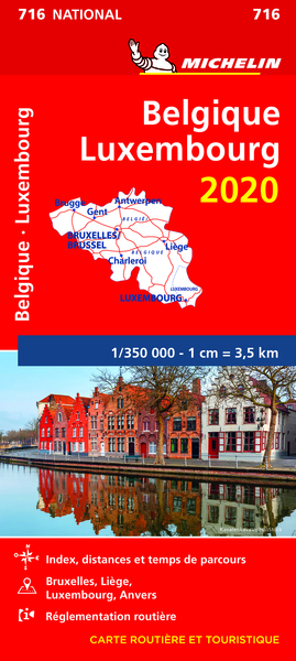 Image de Carte Nationale Belgique, Luxembourg 2020