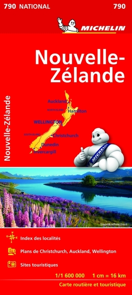 Picture of Carte Nationale Nouvelle-Zélande / Nieuw-Zeeland