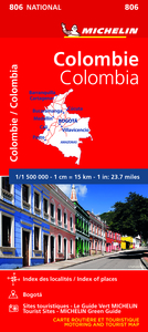 Picture of Carte Nationale Colombie / Colombia