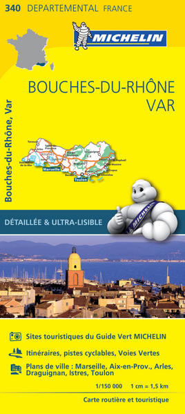Picture of Carte Départementale Bouches-du-Rhône, Var