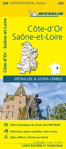 Picture of Carte Départementale Côte-d'Or, Saône-et-Loire